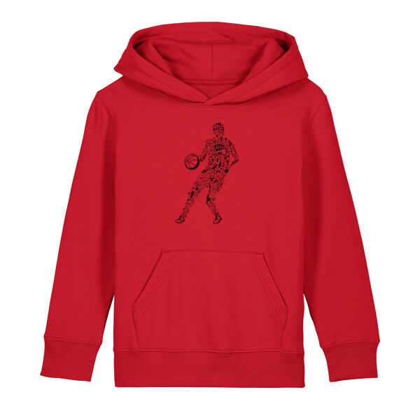 Kids hoodie rood Thumbnail